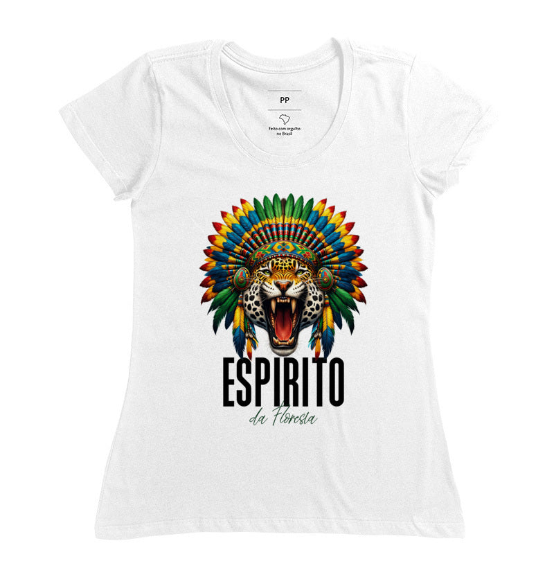 Camiseta Onça Pintada - Espírito da Floresta | Sua Vibe