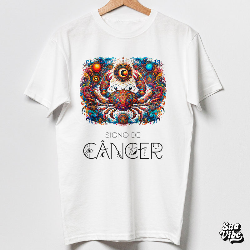 Camiseta Signo de Câncer - A Lua Revela Sua Verdade | Sua Vibe
