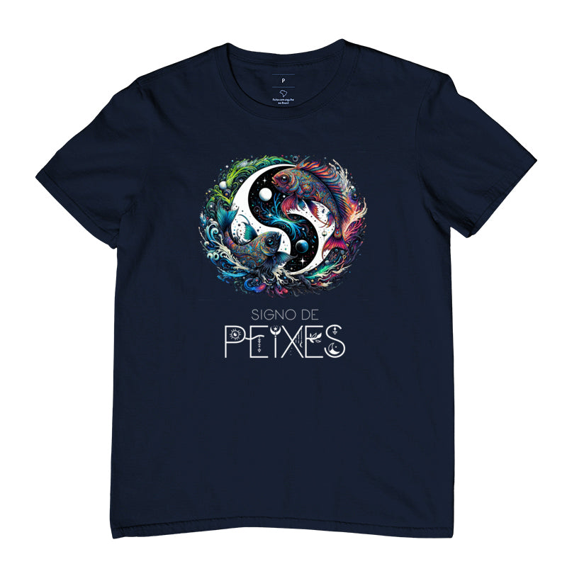 Camiseta Sua Vibe - Harmonia Cósmica: A Dança Celestial Aquática