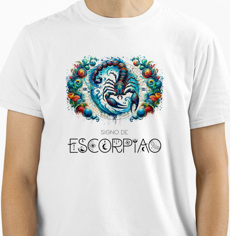 Camiseta Sua Vibe - Escorpião - Marés da Renovação