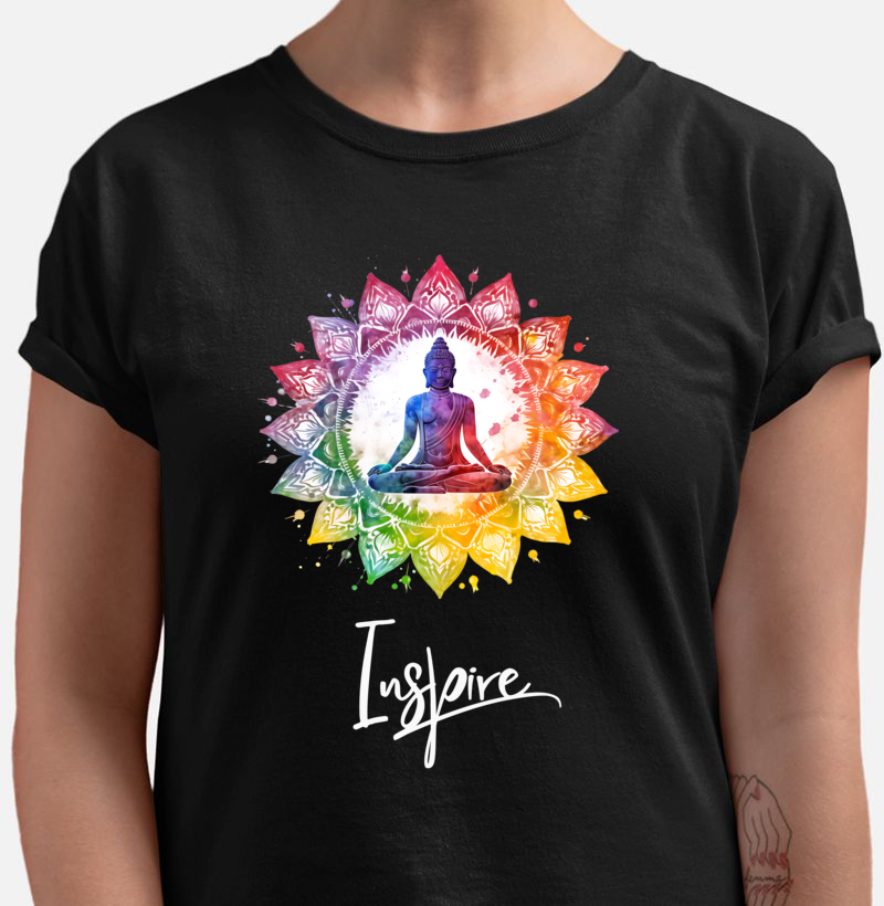 Camiseta Sua Vibe - Buda - Sopro de inspiração