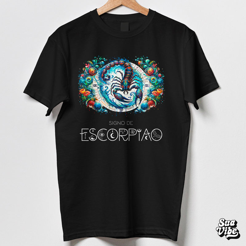 Camiseta Sua Vibe - Escorpião - Marés da Renovação
